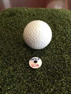NeverLostGolf ™ (Golf USA logo) golf ball marker